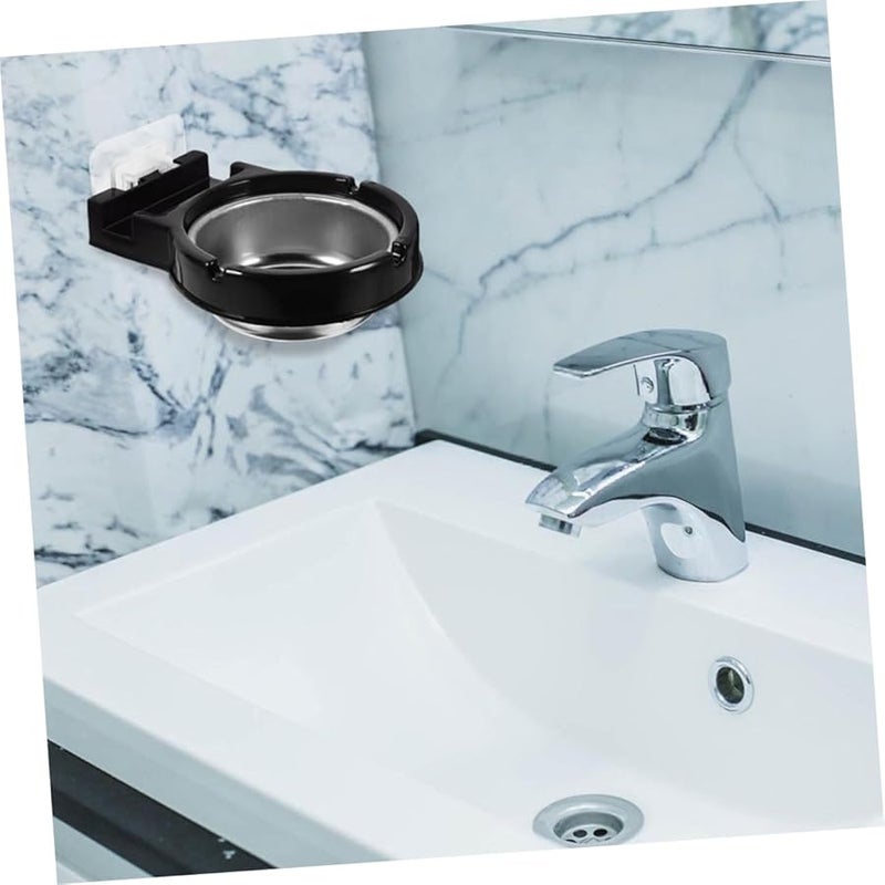 2Pcs Stainless Steel Wall Mounted Ashtray Outdoor Shower Mount - Image 5